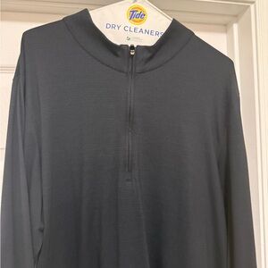 Black Travis Mathew quarter zip - like NEW!